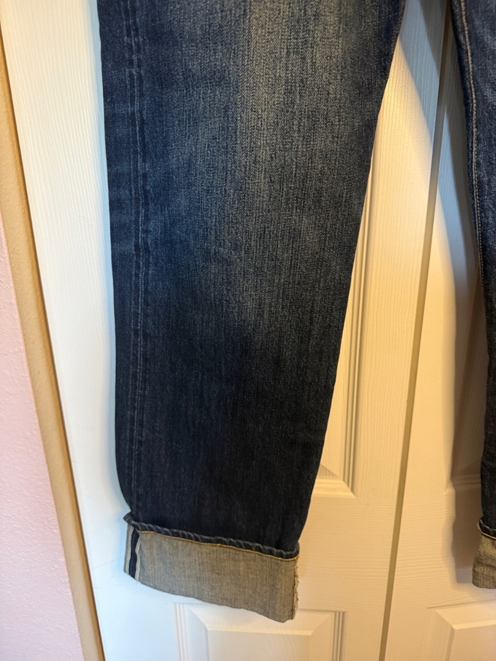 AE77 Women’s Dark Blue Straight-Leg Jeans size 31 - Picture 4 of 10